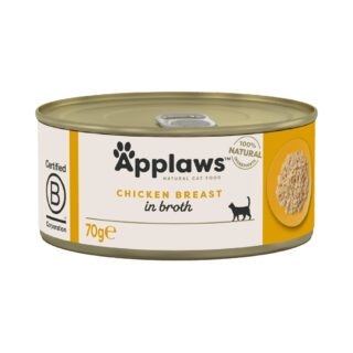 Applaws in Brühe 12 x 70 g - Hähnchenbrust mit Hühnerleber