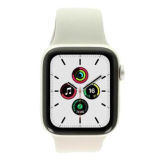Apple Watch SE 2 GPS 40mm Aluminium silber Sportarmband polarstern