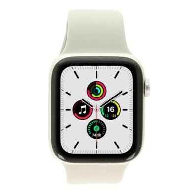 Apple Watch SE 2 GPS 40mm Aluminium silber Sportarmband polarstern