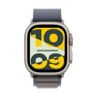 Apple Watch Ultra 2 GPS + Cellular 49mm Titan natur Alpine Loop blau L