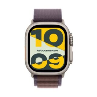 Apple Watch Ultra 2 GPS + Cellular 49mm Titan natur Alpine Loop indigo M
