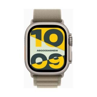 Apple Watch Ultra 2 GPS + Cellular 49mm Titan natur Alpine Loop oliv L