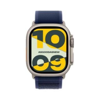 Apple Watch Ultra 2 GPS + Cellular 49mm Titan natur Trail Loop blau M/L