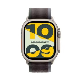Apple Watch Ultra 2 GPS + Cellular 49mm Titan natur Trail Loop blau/schwarz M/L
