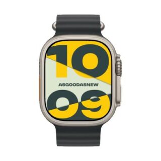 Apple Watch Ultra 3 GPS + Cellular 49mm Titan natur Ocean Armband schwarz