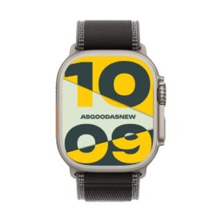Apple Watch Ultra 3 GPS + Cellular 49mm Titan natur Trail Loop schwarz/kohlegrau S/M