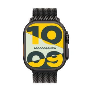Apple Watch Ultra 4 GPS + Cellular 49mm Titan schwarz Milanaise Armband Schwarz L 64GB