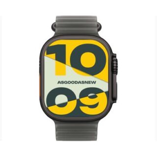 Apple Watch Ultra 4 GPS + Cellular 49mm Titan schwarz Ocean Armband halbtransparentes schwarz 64GB