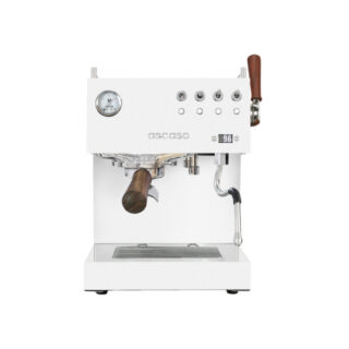 Ascaso Steel Duo Plus PID Siebträgermaschine, Semi-Profi - Weiße/Holz