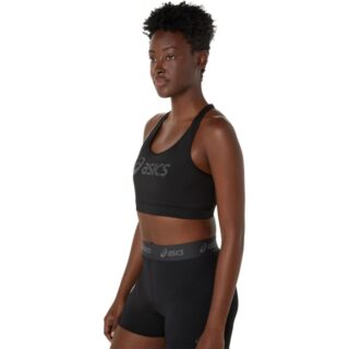 ASICS Essential Logo Padless Bra Gr. M Schwarz Damen