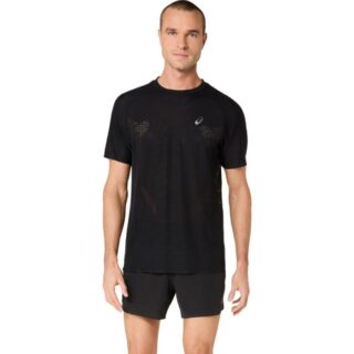 ASICS Metarun SS Top Gr. XL Schwarz Herren