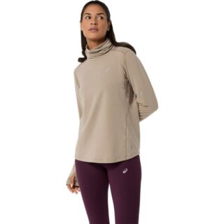 ASICS Nagino Run Winter LS Top Gr. L Beige Damen