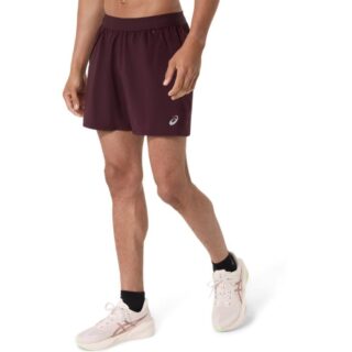 ASICS Road 5 Inch Shorts Gr. L Rot Herren