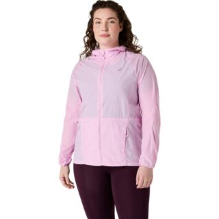 ASICS Road Packable Jacket Gr. L Pink Damen