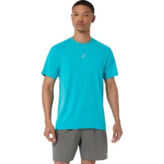 ASICS Road Seamless SS Top Gr. M Blau Herren