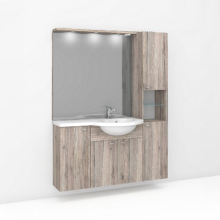 Astor Badmöbelset 'Bellaria Sanremo' braun