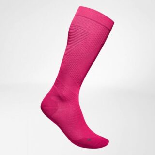 Bauerfeind Ultralight Kompressionssocken High Cut Pink, Gr. S (38-40) – Für Lauftraining & Regeneration