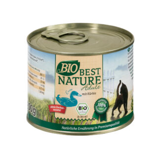 Best Nature Cats Bio Ente und Kürbis - 6 x 200 g