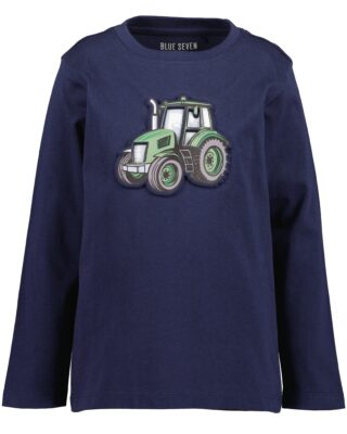 Blue Seven Langarmshirt Baumwolle, Prägedruck