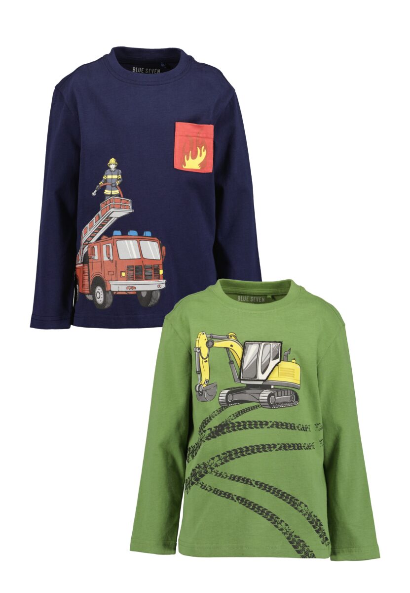 Blue Seven Langarmshirt "Jungen 2er Pack Langarmshirts"