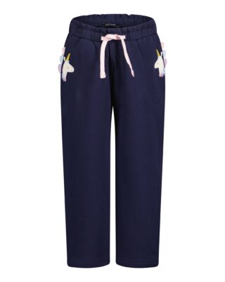 Blue Seven Sweathose Baumwollmischung, Druck mit bewegter Applikation