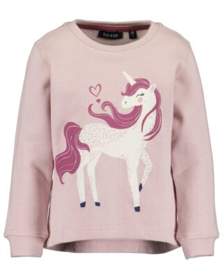 Blue Seven Sweatshirt, Druck mit "Glow-in-the-dark" Effekt