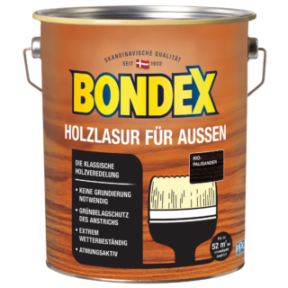Bondex Holzlasur palisanderfarben 4 l
