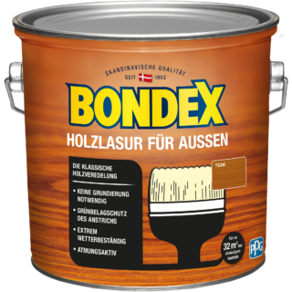 Bondex Holzlasur teakfarben 2,5 l