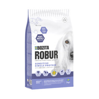 Bozita Robur Sensitive Single Protein Lamm & Reis - 12 kg