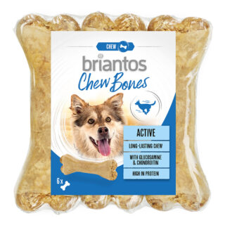 Briantos Chew Bones Active (mit Glucosamin & Chondroitin) - 6 x 12 cm (330 g)