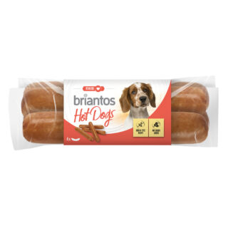Briantos Hot Dog Würstchen für Hunde - 4 x 55 g