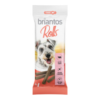 Briantos Rolls für Hunde - Sparpaket: 8 x 65 g Pansen