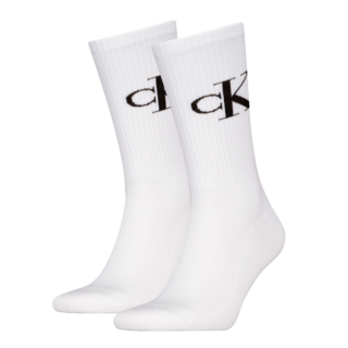 Calvin Klein Jeans Socken "CKJ MEN SOCK 2P MONOGRAM" 2 Paar, 2 Stk. tlg. mit verstärkter Ferse, komfortable Frotteesohle