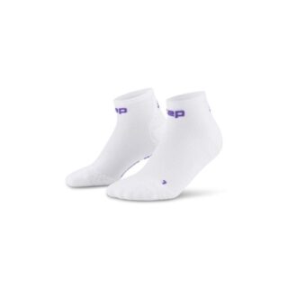 CEP Core Run Ultralight Kompressionssocken Low-Cut Weiß, Gr. 34-37 – Leicht, atmungsaktiv & fördert die Regeneration beim Laufen