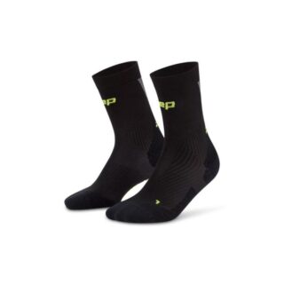 CEP Core Run Ultralight Kompressionssocken Mid-Cut Schwarz, Gr. 34-37 – Für optimale Laufleistung und schnelle Regeneration