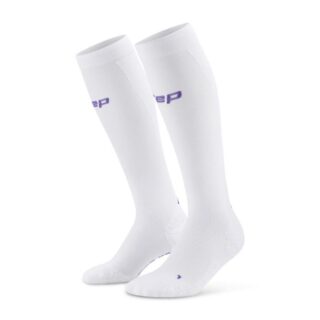 CEP Core Run Ultralight Kompressionssocken Weiß, Gr. 34-37 – Für Lauftraining & Regeneration