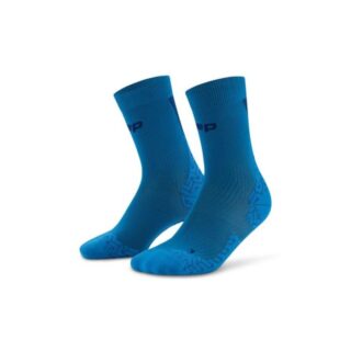 CEP Core Run Ultralight Mid-Cut Kompressionssocken für Herren – Blau/Dunkelblau für optimalen Komfort und Leistung beim Laufen