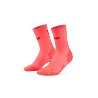 CEP Core Run Ultralight Socks Mid-Cut 4.0 Gr. 34-37 II Rot Damen