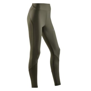 CEP Reflective Tights Damen M - Grüne Laufhose für optimale Sichtbarkeit