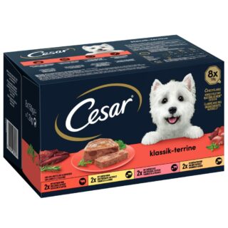Cesar Classic Selection Mixkarton - Garten-Terrine (8 x 150 g)