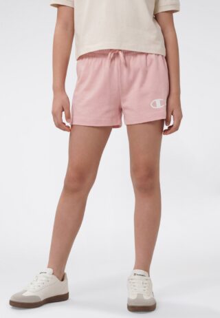 Champion Sweatshorts "BASIC Shorts Large Logo" für Kinder, aus Baumwolle, bequeme Passform