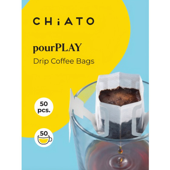 CHiATO pourPLAY Beutel für Filterkaffee, 50 Stk.