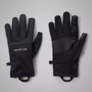 Columbia Arctic Crest Handschuhe Herren - Schwarz, warm und wasserabweisend für kaltes Wetter beim Laufen