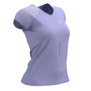 Compressport Damen Laufshirt Performance Orchid Petal – Atmungsaktiv, Schweißtransport, Damen-Trainings-Top Gr. S–L