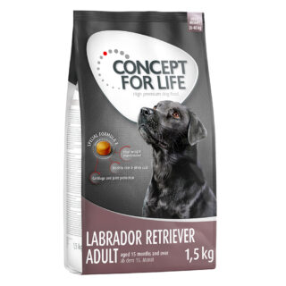 Concept for Life Labrador Retriever Adult - NEU Sparpaket 4 x 1,5 kg
