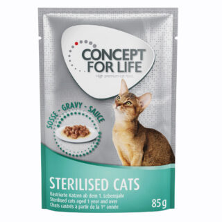 Concept for Life Sterilised Cats mit Huhn - in Soße - Sparpaket: 24 x 85 g