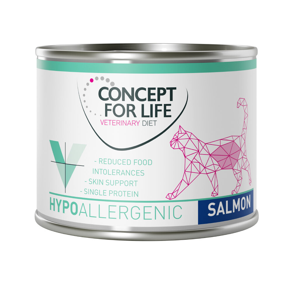 Concept for Life Veterinary Diet Hypoallergenic Lachs - 6 x 185 g