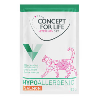 Concept for Life Veterinary Diet Hypoallergenic Lachs - Sparpaket: 48 x 85 g
