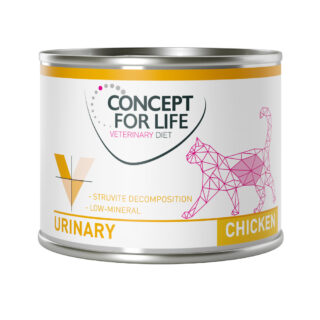 Concept for Life Veterinary Diet Urinary Huhn - Sparpaket: 24 x 200 g