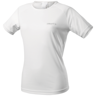 Craft Active Run T-Shirt Damen Weiß 44-XXL – Leicht, atmungsaktiv und bequem für aktive Frauen beim Laufen